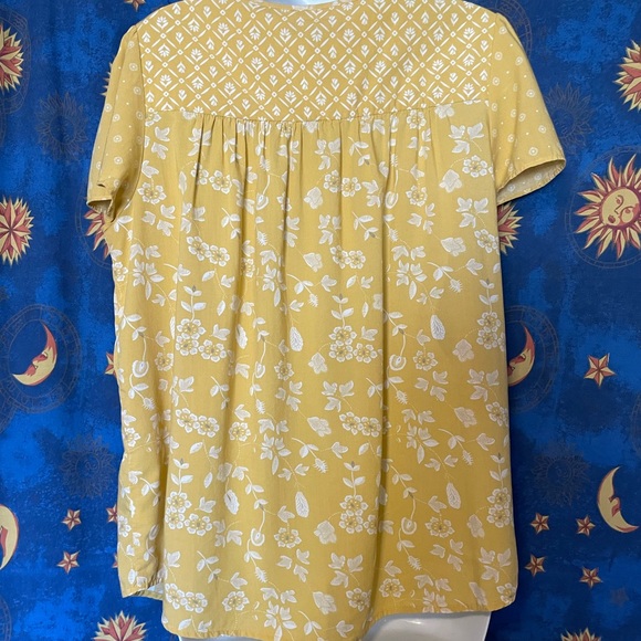 Dalia flowy peasant top - Picture 3 of 7